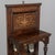 19th Century English Edwardian Marquetry Shelf With Drawer For Sale In Orlando - Image 6 of 10