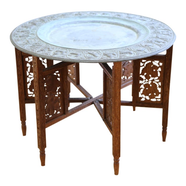 Moroccan Tray Accent Table Chairish