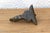 Indian Scalloped Crest Antique Bronze Hook For Sale - Image 3 of 6