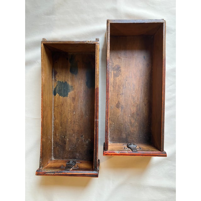 19th-Century Chinese Altar Coffer With "Cloud" Spandrels - Archival Label Discovery For Sale - Image 9 of 16