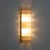 Italian Modern Brass and Smoke Murano Glass Wall Sconces, 2000s, Set of 2 For Sale - Image 6 of 11