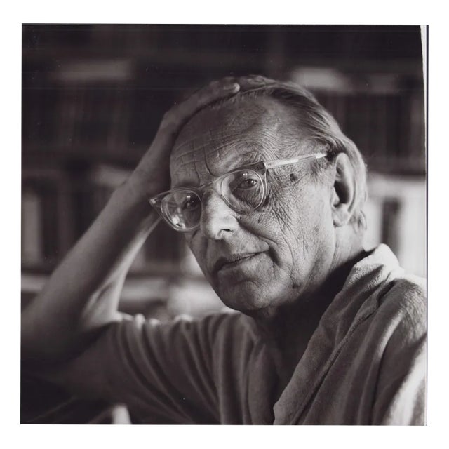 Carl Orff, Portrait, 1968, Original Black & White Photograph For Sale