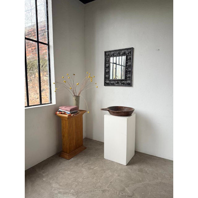 Black Wrought Iron Mirror, Les Marolles, 1950s For Sale - Image 8 of 18