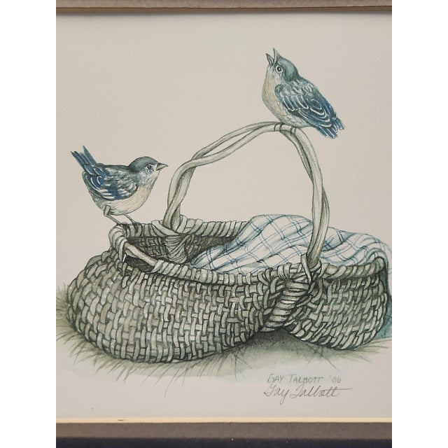 Impressionist Gay Talbott Boassy 1986 Original Prints - A Pair, Artist Signed For Sale - Image 3 of 4