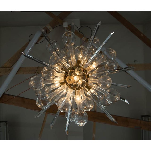 Art and Design Chandelier attributed to Rene Roubicek, 1960s For Sale - Image 3 of 18