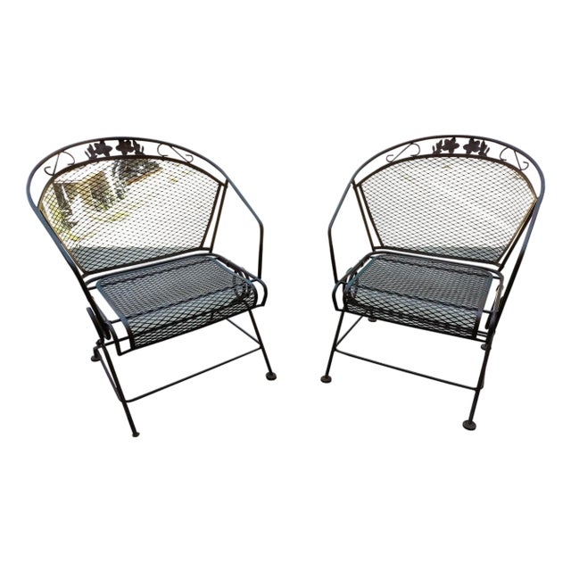 1960s Pair of Mid-Century Modern Garden Rockers - 2 Pieces For Sale