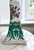 Late 20th Century Vintage Chinese Famille Verte Bok Choy Porcelain Candlestick Holders - A Pair For Sale - Image 5 of 14