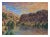 Vibrant painting of the Utah desert range by an unknown artist. Unsigned. Presented in a painted wood frame with linen...