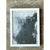 This vintage abstract expressionist painting presents a moody, atmospheric composition built almost entirely from thick,...