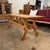 Vintage Danish coffee table in hand-carved quarter-sawn white oak attributed to designer and architect Henning Kjærnulf of...