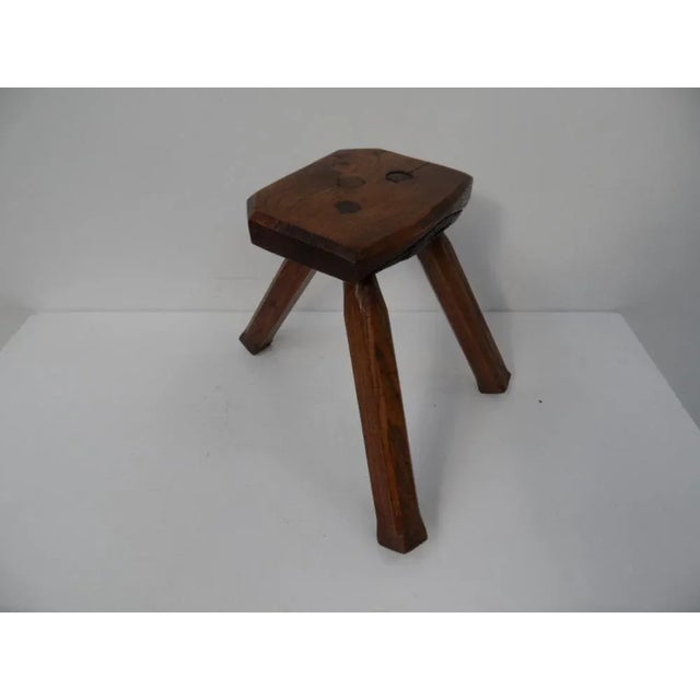 Antique Milk Stool, 1890s For Sale - Image 8 of 11