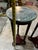 1970s Vintage Pair of Green Stone Top Round Side Tables For Sale - Image 5 of 9