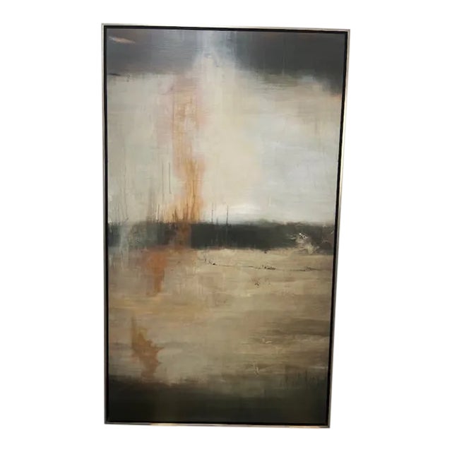 Circa 2016, "Linear Calm", Abstract, by Keegan Stewart for Chelsea Art Studio, Giclée Print, Framed For Sale