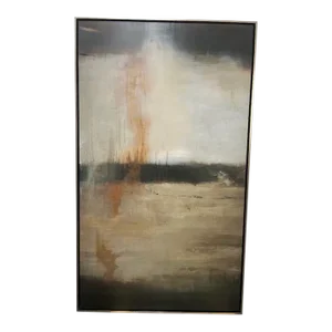 Circa 2016, "Linear Calm", Abstract, by Keegan Stewart for Chelsea Art Studio, Giclée Print, Framed