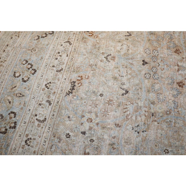 Zabihi Collection Oversize Square Antique Persian Doroksh Rug - 14'2" x 16'7" For Sale - Image 9 of 12