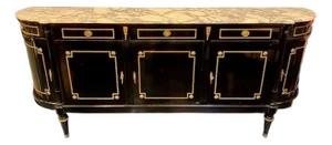 French Louis XVI D-Shape Sideboard