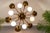 Antique Baroque Brass and Bronze Chandelier For Sale - Image 9 of 18
