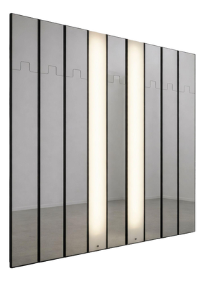 Gronda Modular Mirror and Light System by Luciano Bertoncini for Elco, Italy, 1970s