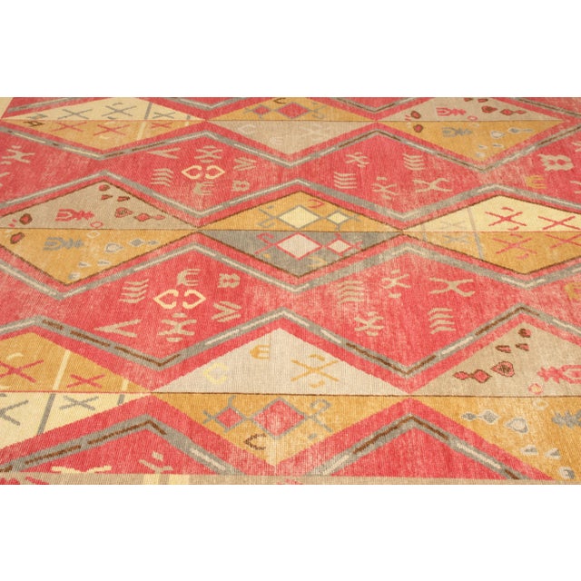 Tribal Rug & Kilim’s Oversized Caravan Rug in Red, 12x15 For Sale - Image 3 of 7