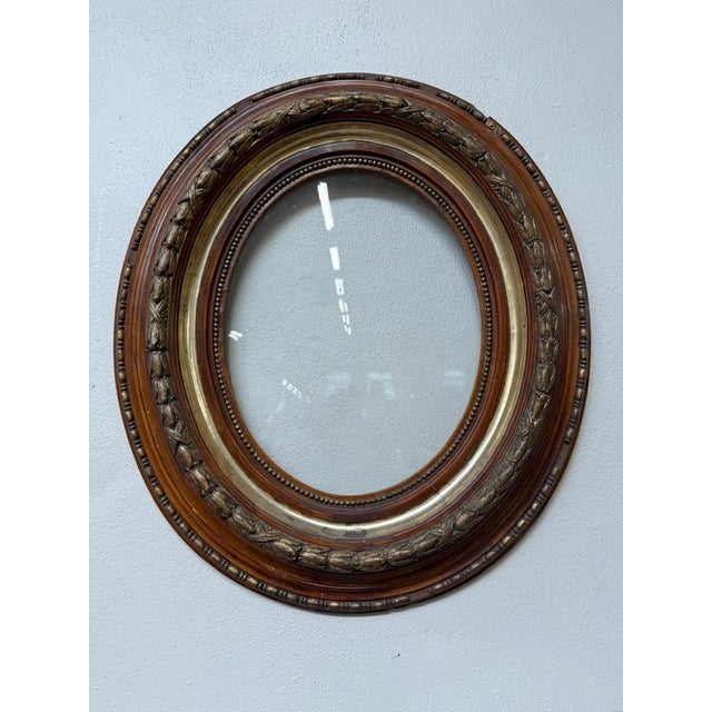 Oval Baroque Frame in Wood For Sale - Image 4 of 7