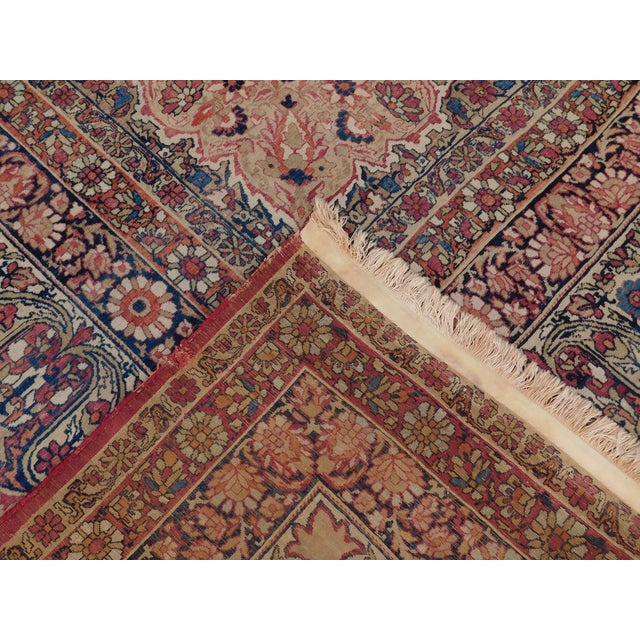 1900s Antique Persian Kerman Lavar Rug- 12′ × 17′10″ For Sale - Image 11 of 13