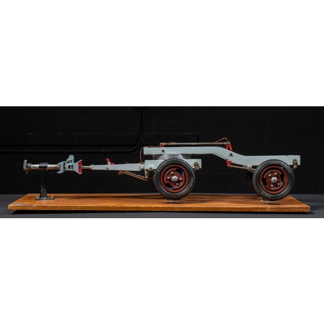 Industrial Vintage Trailer Chassis Salesman Sample by Degener For Sale - Image 3 of 18