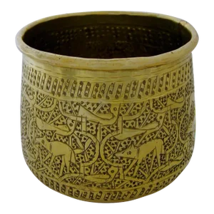 Late 19th Century Middle Eastern Brass Cup
