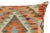 Boho Chic Southwestern Turkish Ninfa Hand Woven Kilim Throw Pillow For Sale - Image 3 of 5
