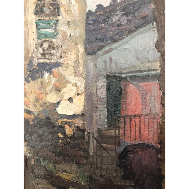 Alexandre Marcette, Fête de Village avec Collectionneur de Broussailles, Oil on Canvas For Sale - Image 6 of 9