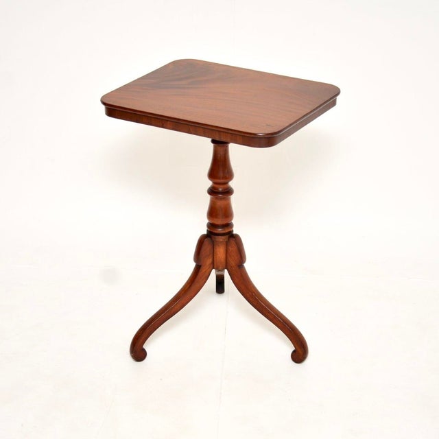 A wonderful antique Regency period side table. This was made in England, it dates from around 1800-1820. It is of lovely...