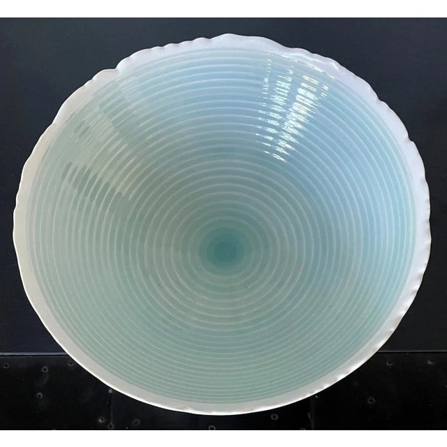 Japanese Contemporary Celadon Ceramic Bowl by Ono Kotaro For Sale - Image 11 of 13