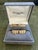 Gold Rare Monsiuer Vintage Christian Dior Gold Plate Cufflinks & Tie Clip In Original For Sale - Image 8 of 10