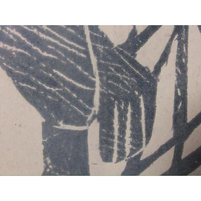 Signed Margo Hoff Woodblock Print For Sale - Image 14 of 16