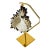 Vintage Coastal Sea Shell on a Brass Custom Stand For Sale