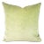 Glant Textiles Symphony Velvet in Leaf Pillow Cover - 20” X 20” Apple Green Textured Velvet Cushion Case For Sale