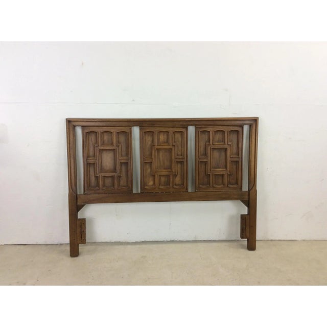 Mid Century Spanish Revival Headboard by Bassett Furniture Chairish