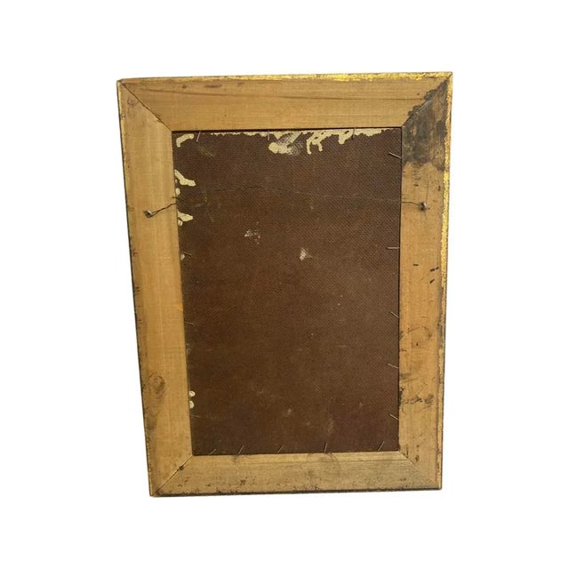 American Early 20th Century Oil on Board Painting, Portrait of Woman, Framed Artist Signed For Sale - Image 3 of 7