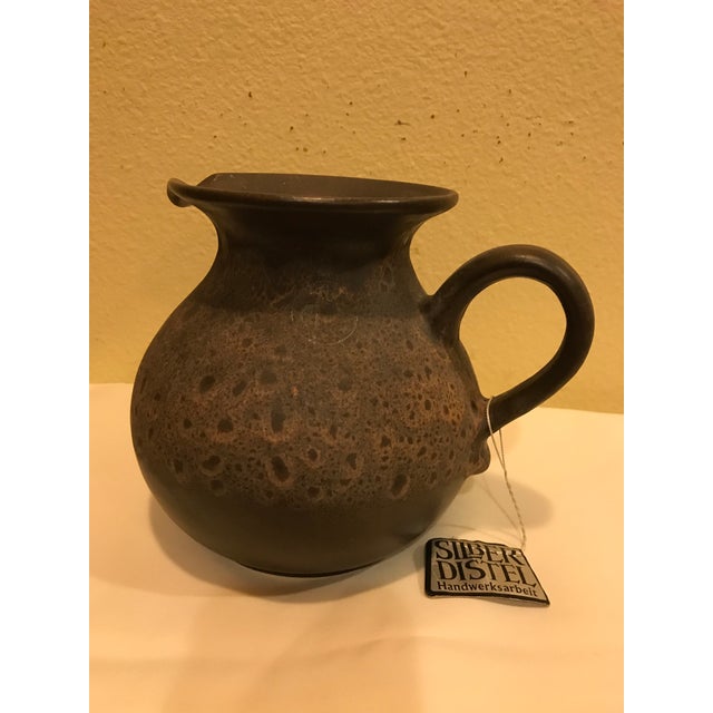 This Mid Century Modern German Ceramic Vase is part of my personal collection from when I visited Germany in the 1960s....