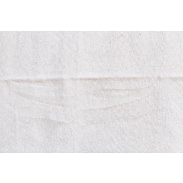 Moroccan White Cloud Moroccan Pom Pom Blanket For Sale - Image 3 of 7