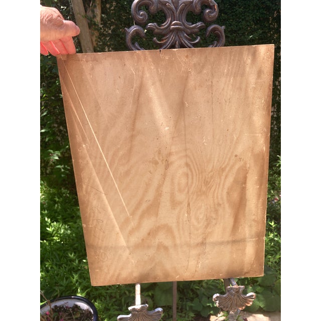 Large Antique Gold Frame With Antique Print of a Distinguished Man For Sale - Image 9 of 11