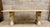 Stone Large Rectangular Table in Cream-Colored Stone and Light Wood, 1920s For Sale - Image 7 of 7