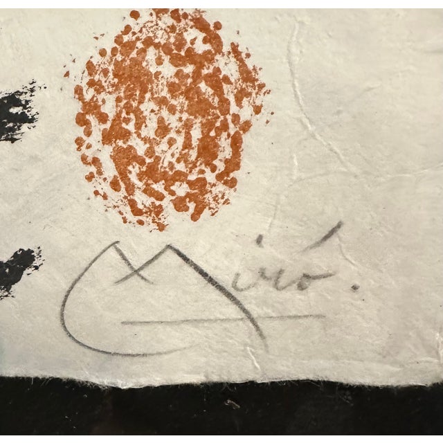 Surrealism Joan Miro - Artist's Proof Handsigned Lithograph For Sale - Image 3 of 3