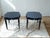 Wood Vintage Weiman Heirloom Hollywood Regency Black End Tables, Pair For Sale - Image 7 of 8