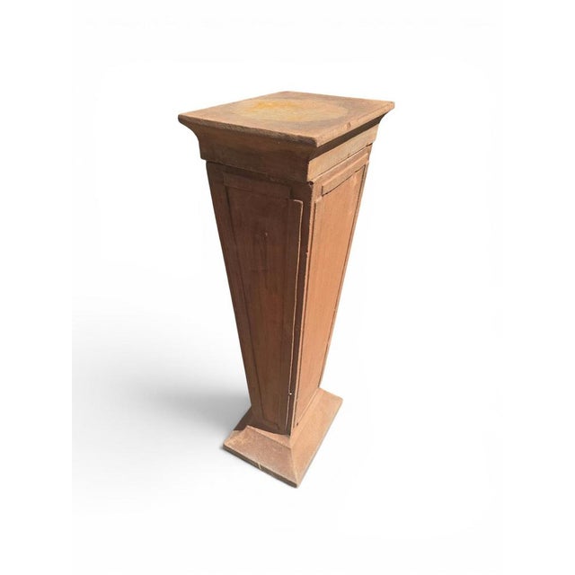 Terracotta Pedestals, 1950s, Set of 2 For Sale - Image 8 of 11