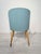 Vintage Blue Leather Armchair, 1950s For Sale - Image 10 of 14