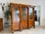 For Sale: Original Biedermeier Style Display Cabinet, Walnut, Height x Width x Depth 180 x 197 x 54 cm. This impressive,...