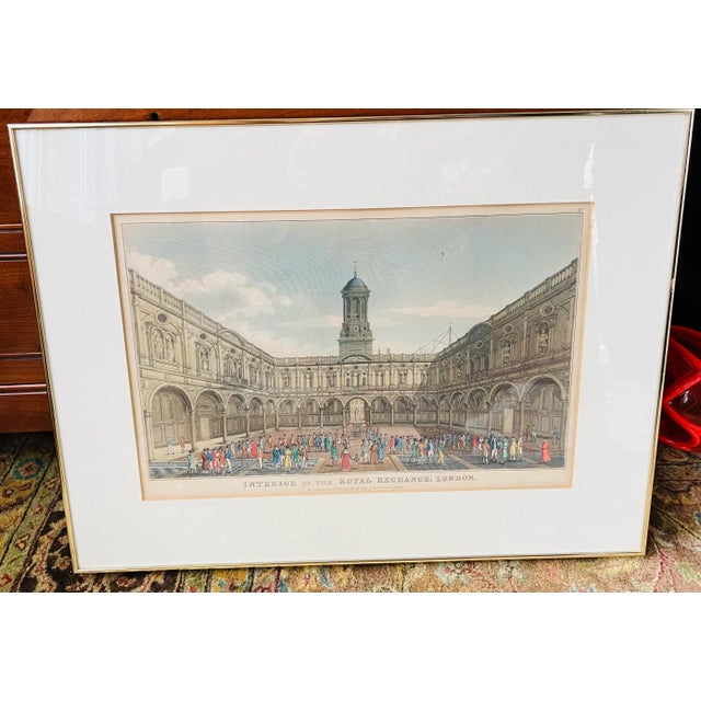 Interior of the Royal Exchange, London R.H. (Richard Holmes) Laurie, London: July 12, 1822 Numbered upper right: “8*”...