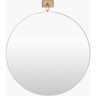 Belladay Accent Mirror Silver Gray 37x32 For Sale