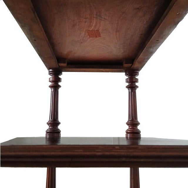 Mahogany Etagere on Bronze Casters, by Robert Strahan, Dublin, Mid-19th Century For Sale - Image 12 of 18
