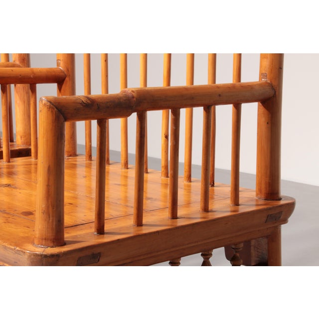 Asian Hongmu Comb-Back Armchairs, 1920, Set of 2 For Sale - Image 13 of 14